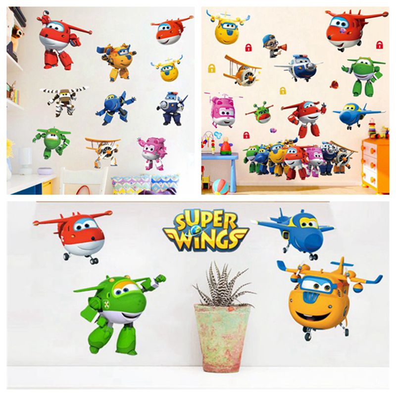 Baby Nursery Labels - Caliente dibujos animados Super alas deformación