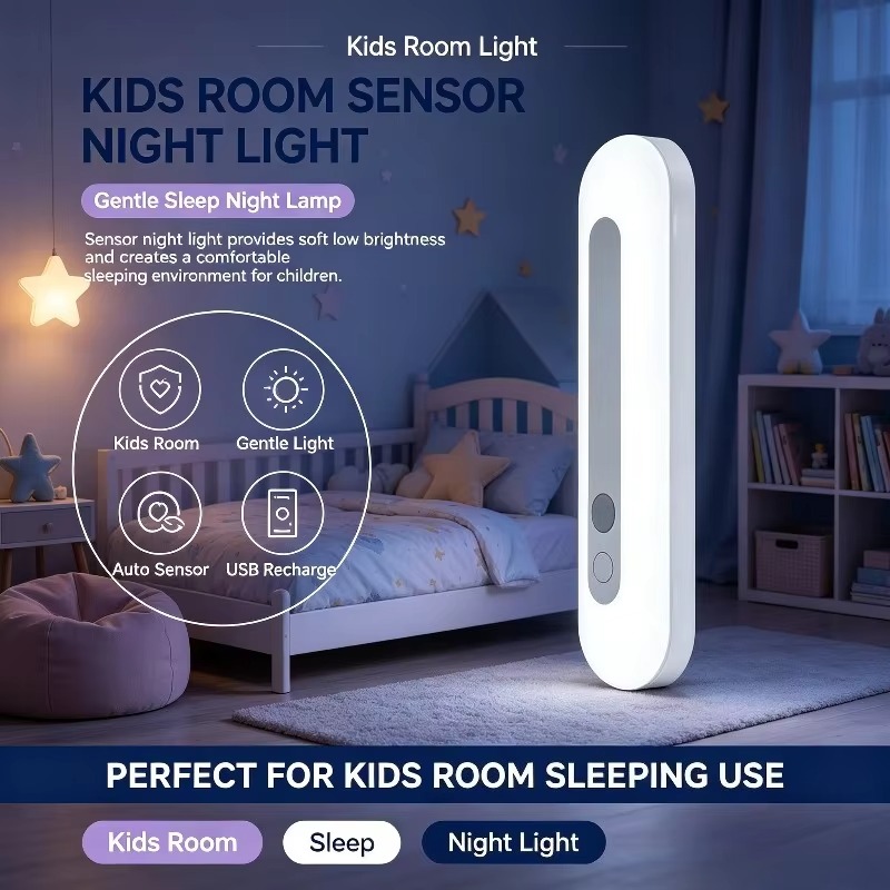 Baby Nursery Shelf - Lámpara de pared con sensor inteligente,