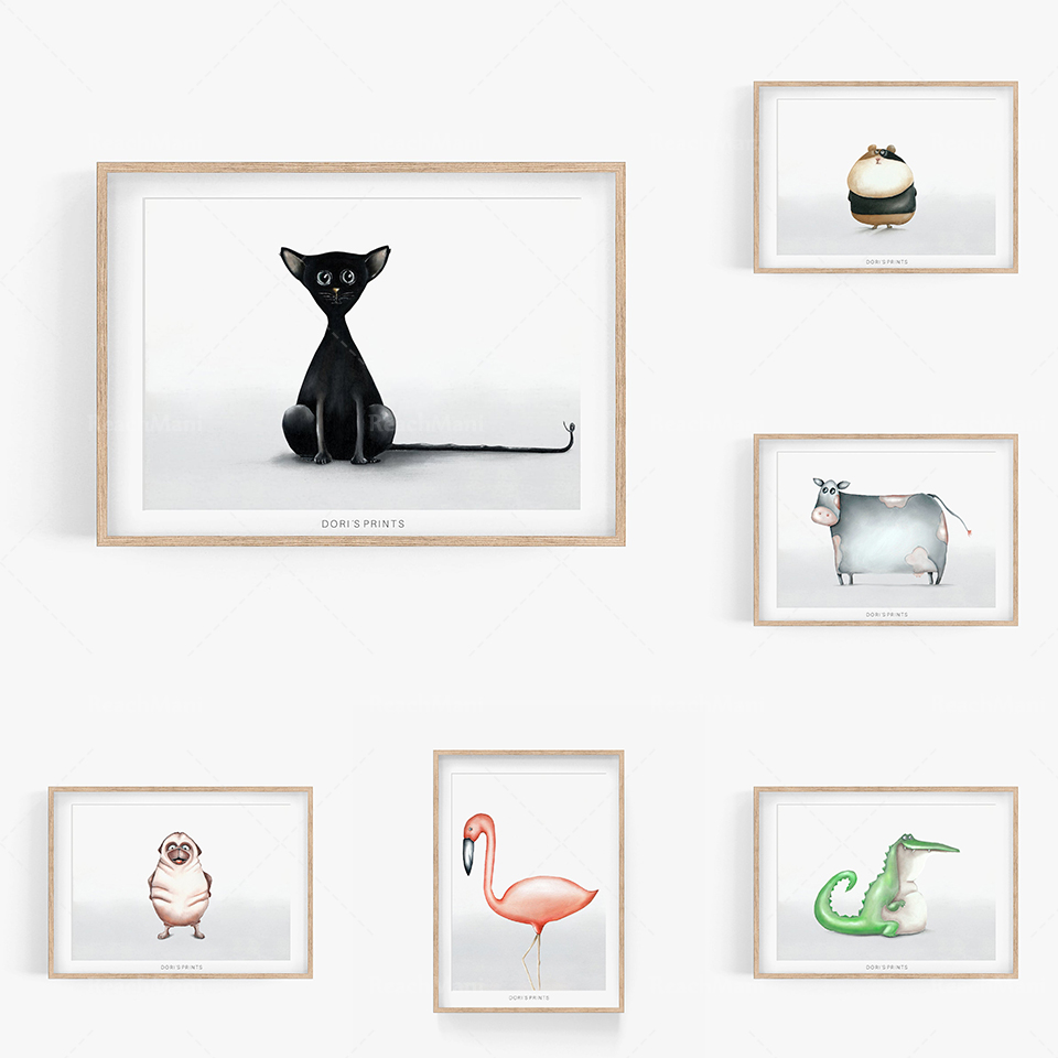 Baby Nursery Mirror - Estampado perezoso para bebé, decoración de