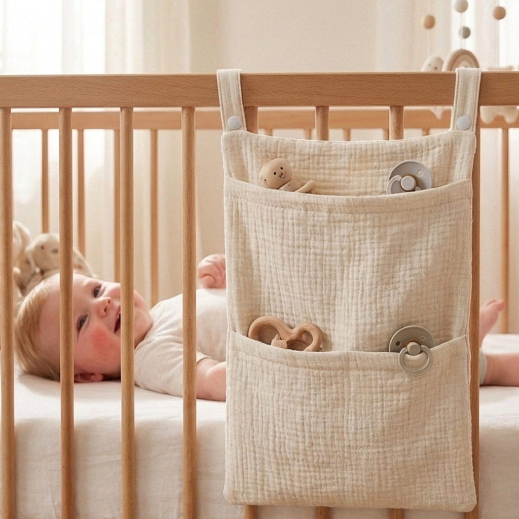 Baby Nursery Organization Ideas - Organizador de Cuna para Bebé, Bolsa