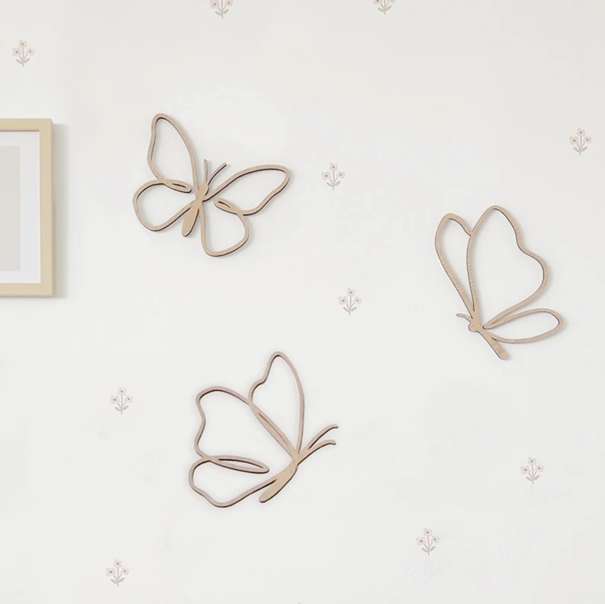 Baby Nursery Things - Letrero de Mariposas de Madera, Decoración