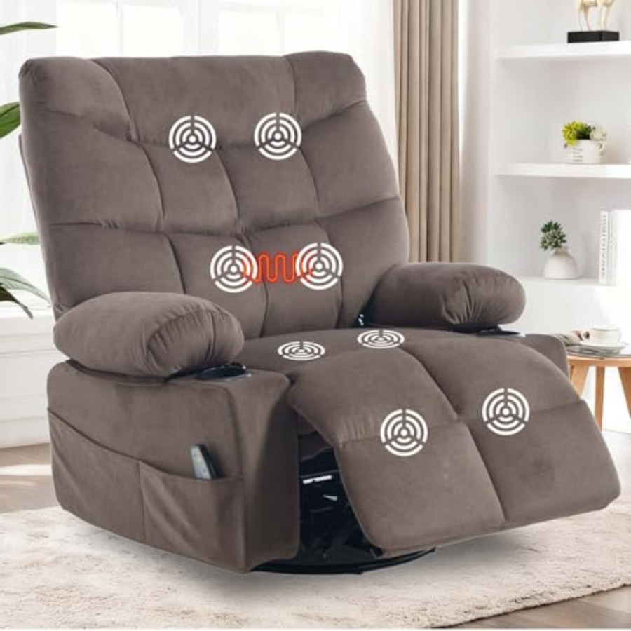 Rocking Chair Nursery - Sillón reclinable giratorio con función de