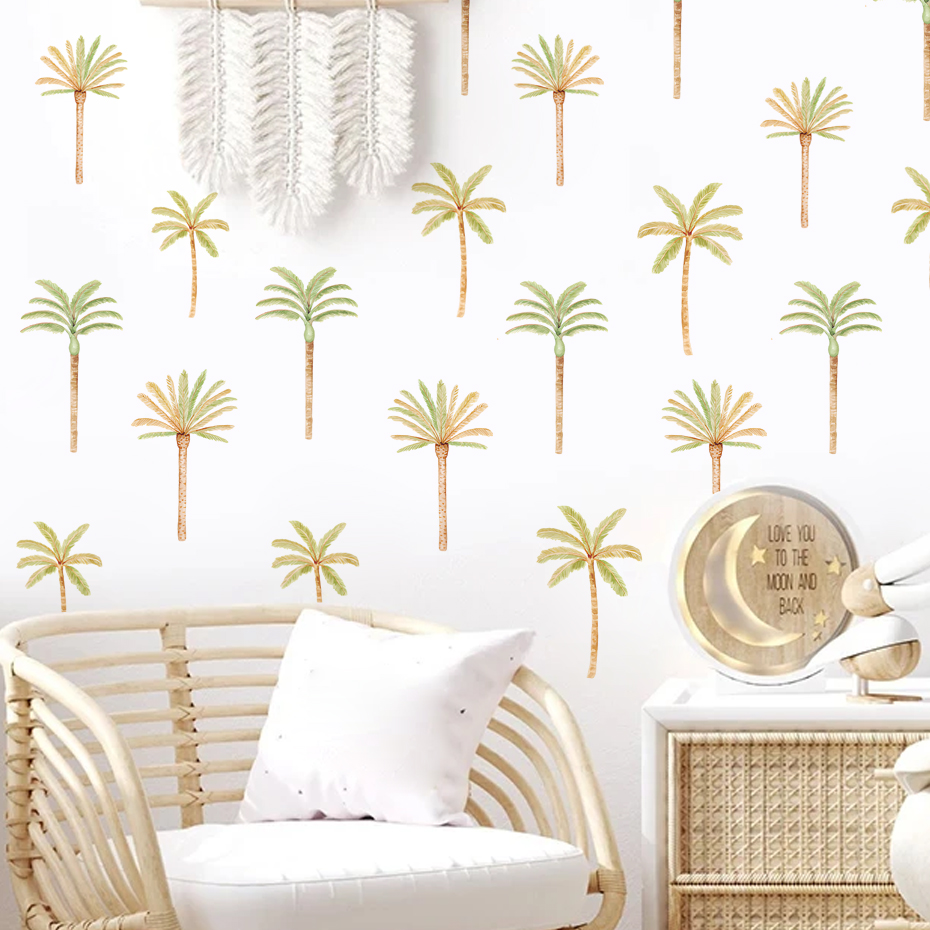 Pegatina de pared de palmera d - Baby Nursery Decor Ideas reseña y precio