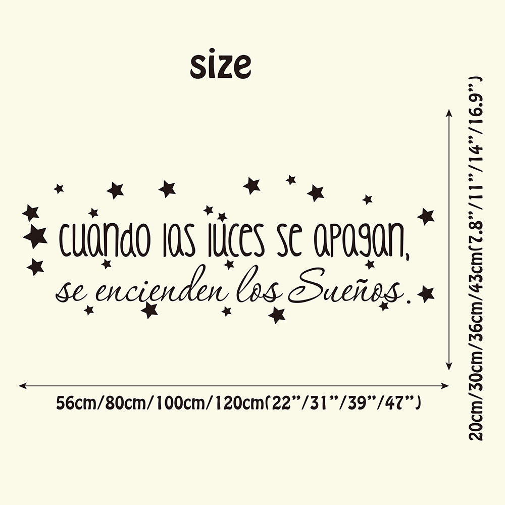 Cuando las luces salir, los su - Baby Nursery Quotes reseña y precio