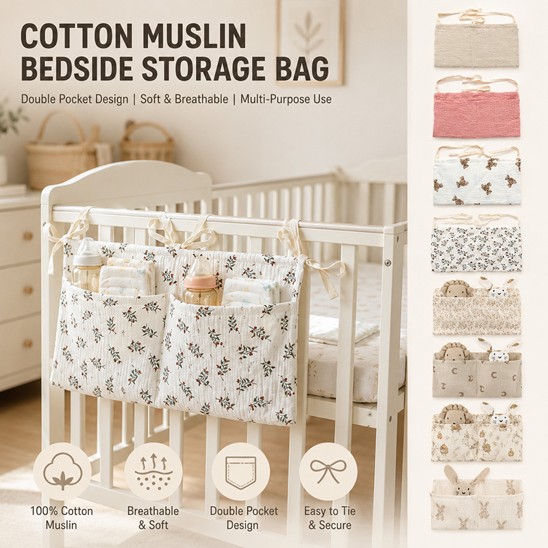 Organizador de Cuna de Muselin - Baby Nursery Organization Ideas reseña y precio