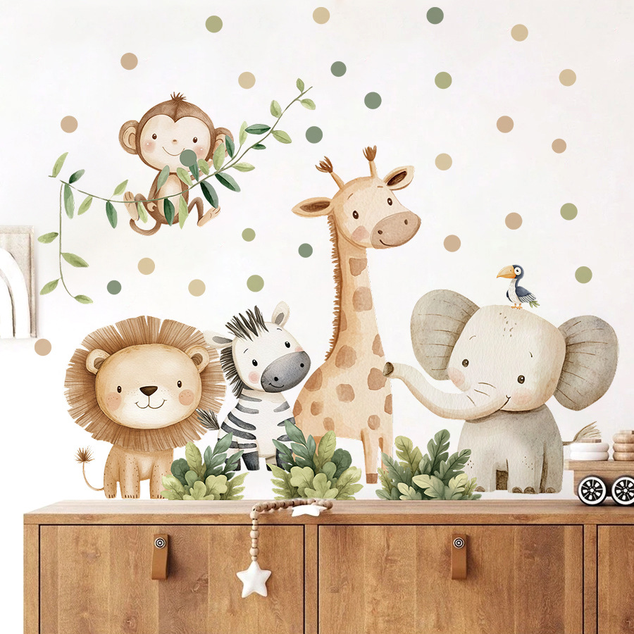 Pegatinas de pared de animales - Baby Nursery Decor Ideas reseña y precio