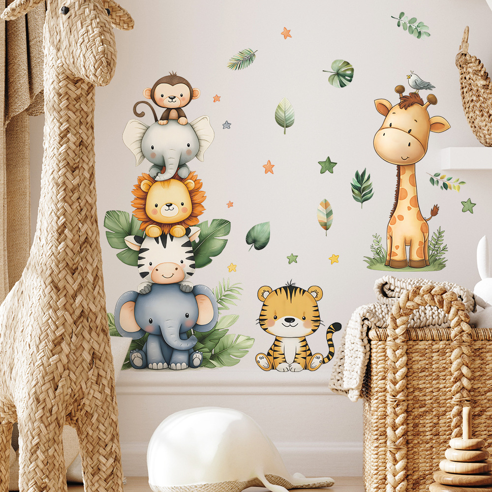 Pegatinas de pared de animales - Baby Nursery Decor Ideas reseña y precio