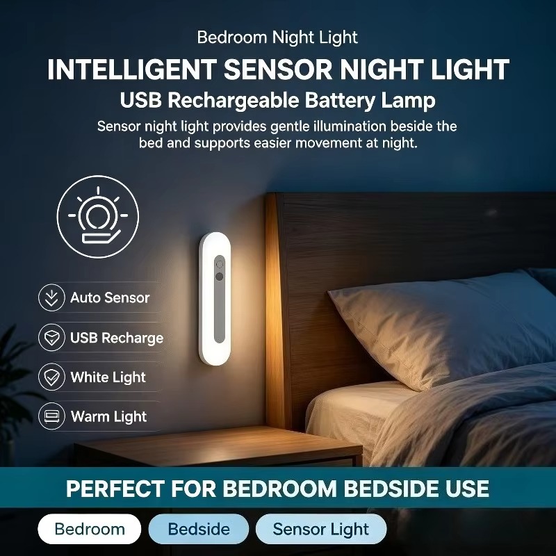 Lámpara de pared con sensor in - Baby Nursery Shelf reseña y precio