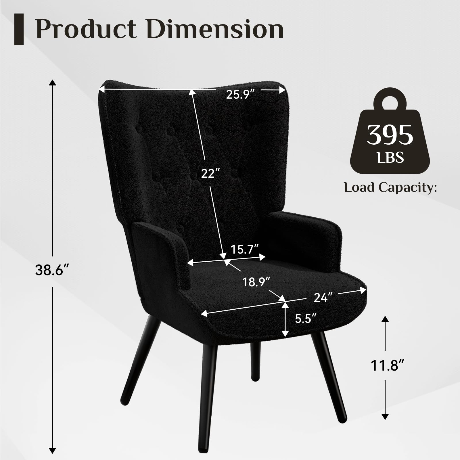 Sillón Tapizado en Tela Tipo T - Rocking Chair Nursery reseña y precio