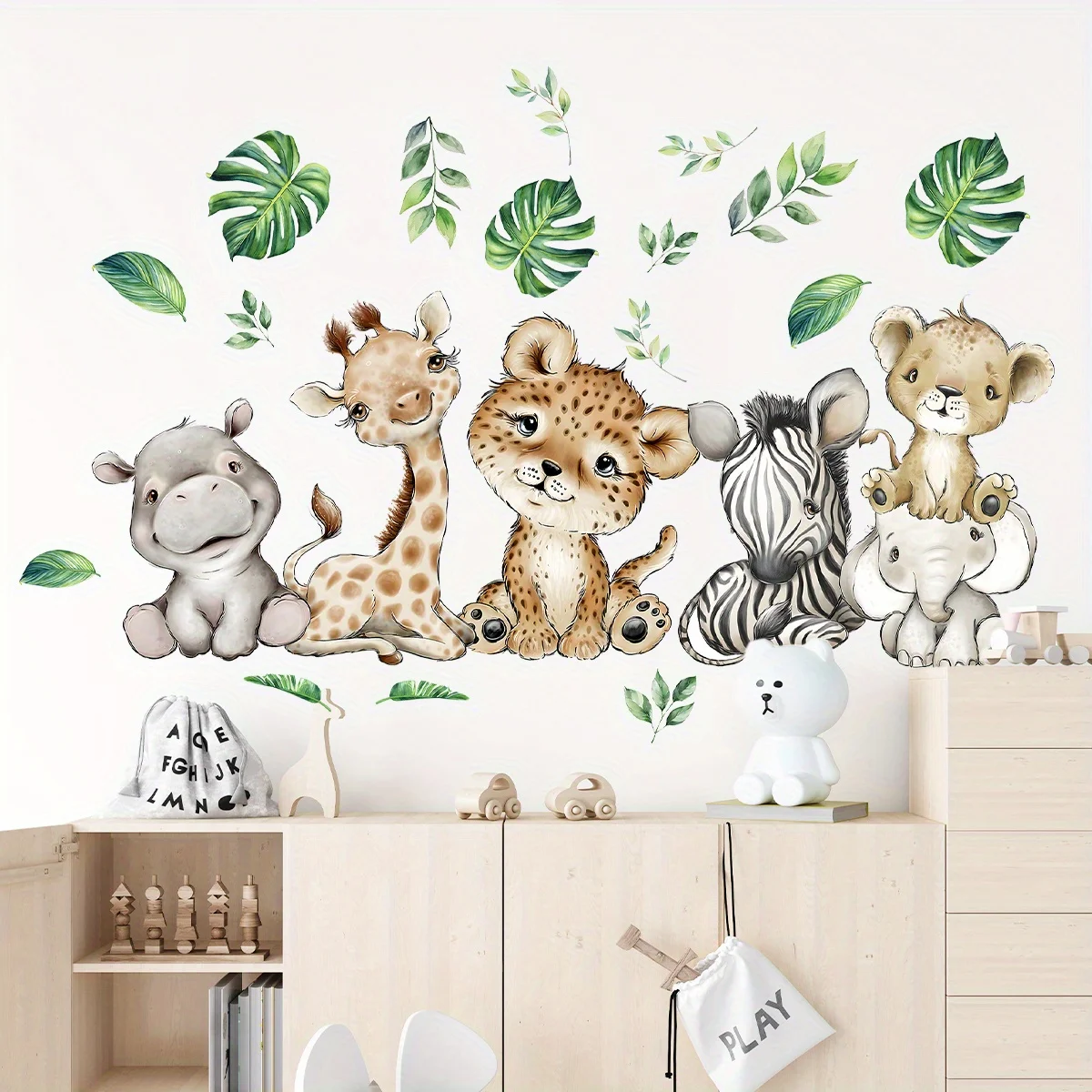 1 unidad de pegatinas de pared - Baby Nursery Labels reseña y precio