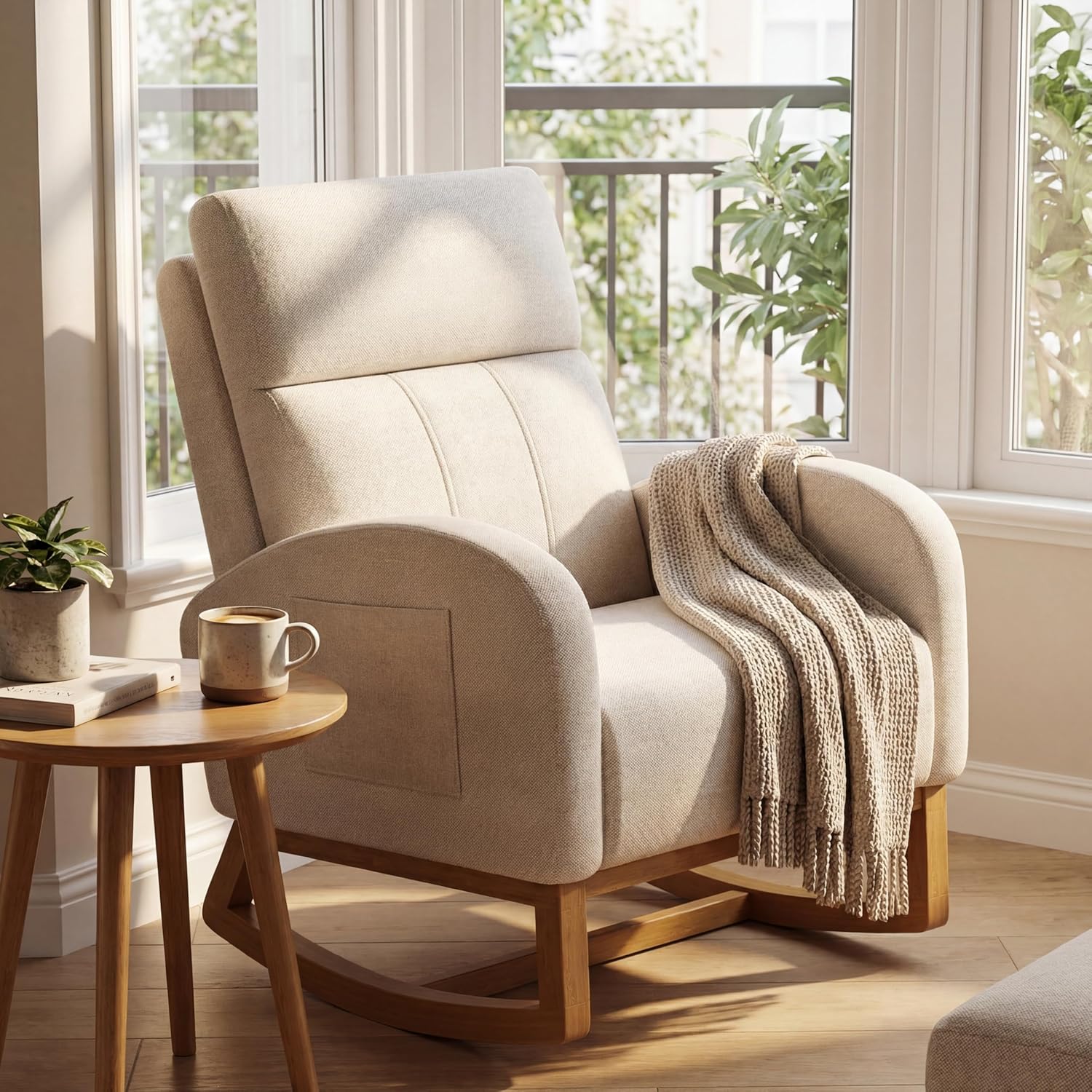 # Sillón Reclinable Acolchado  - Rocking Chair Nursery reseña y precio