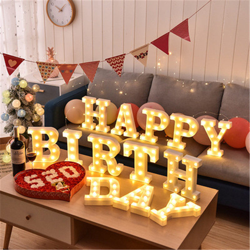 Letras decorativas, letras del - Baby Nursery Egg Light reseña y precio