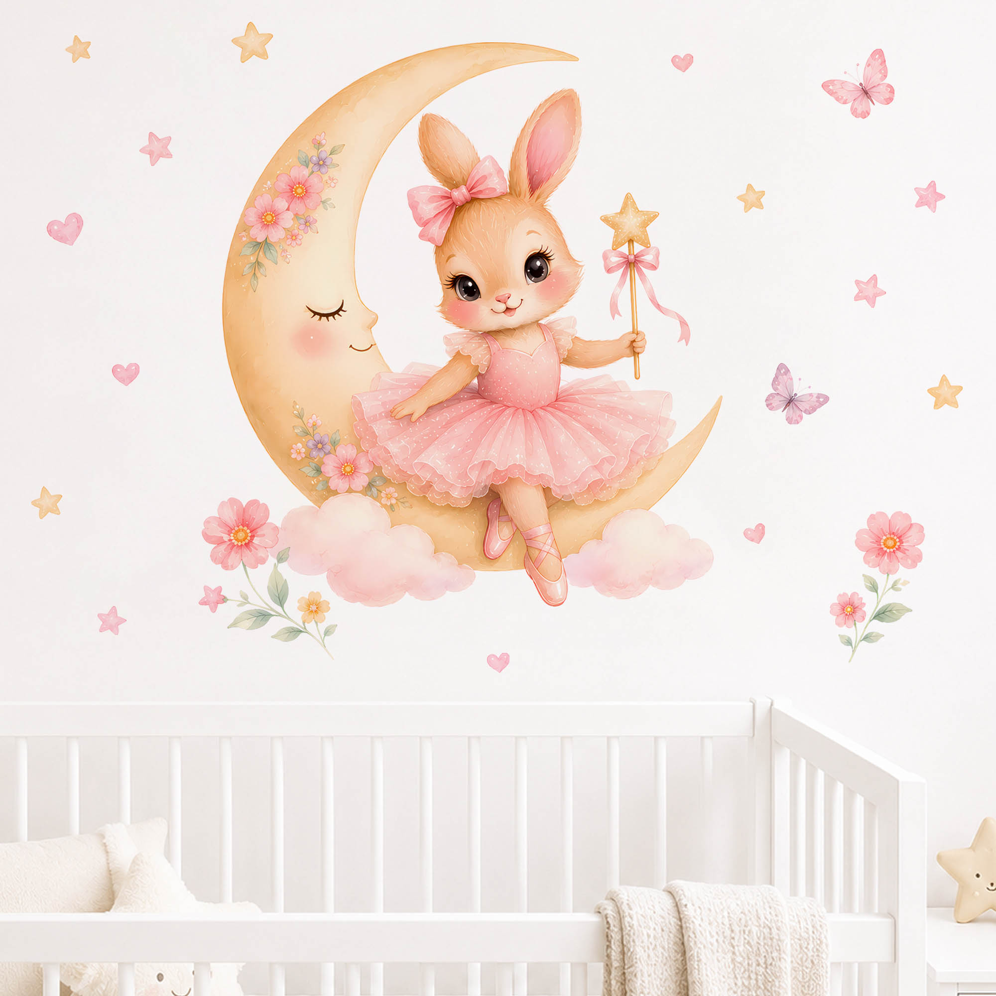 Pegatinas de Pared de Conejita - Baby Nursery Decor Ideas reseña y precio