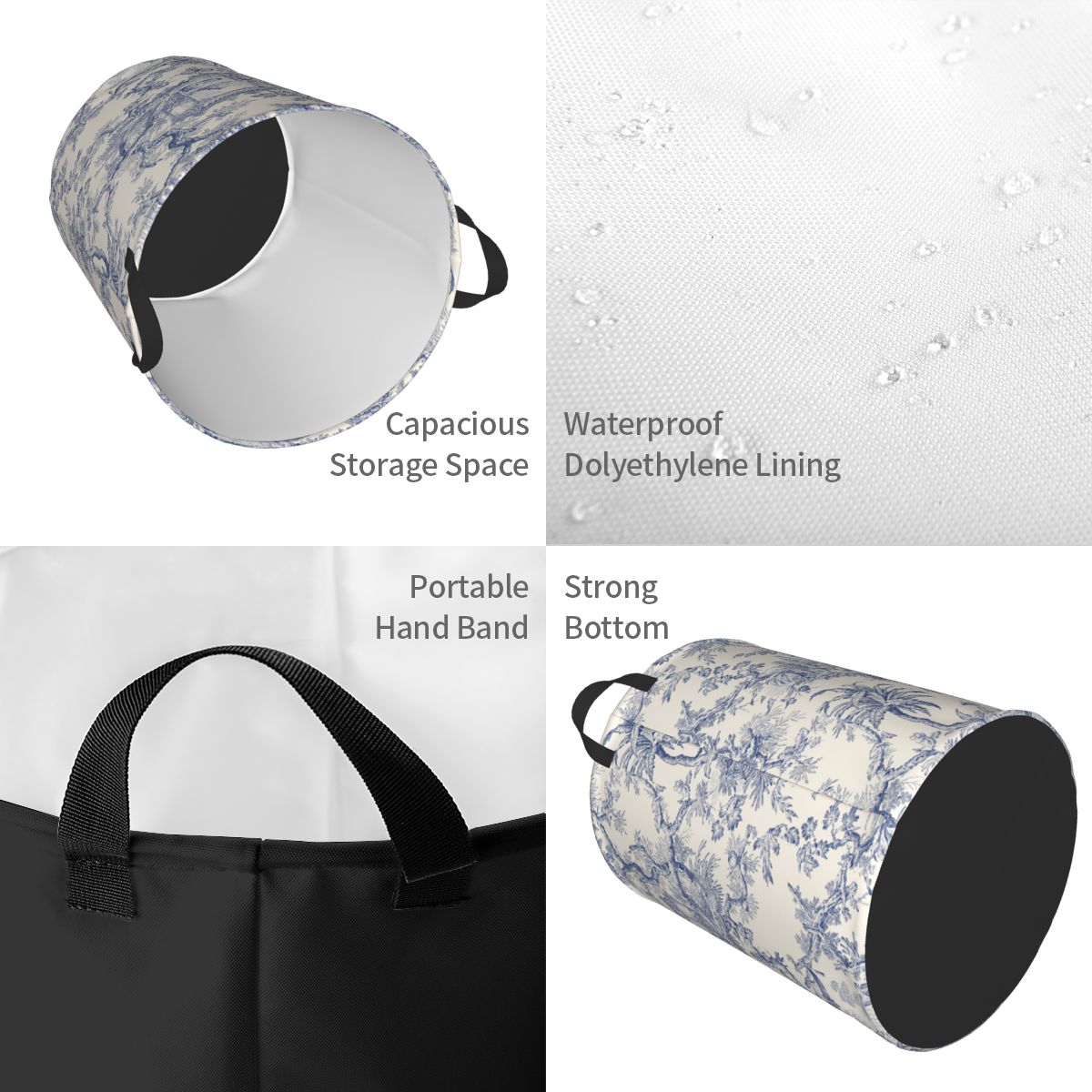 Cesta De la colada con patrone - Baby Nursery Things reseña y precio