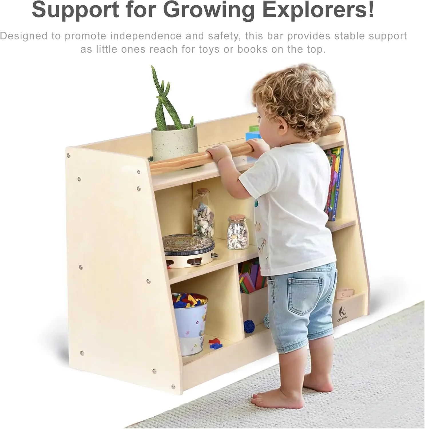 Estante Montessori para Niños  - Baby Nursery Shelf reseña y precio