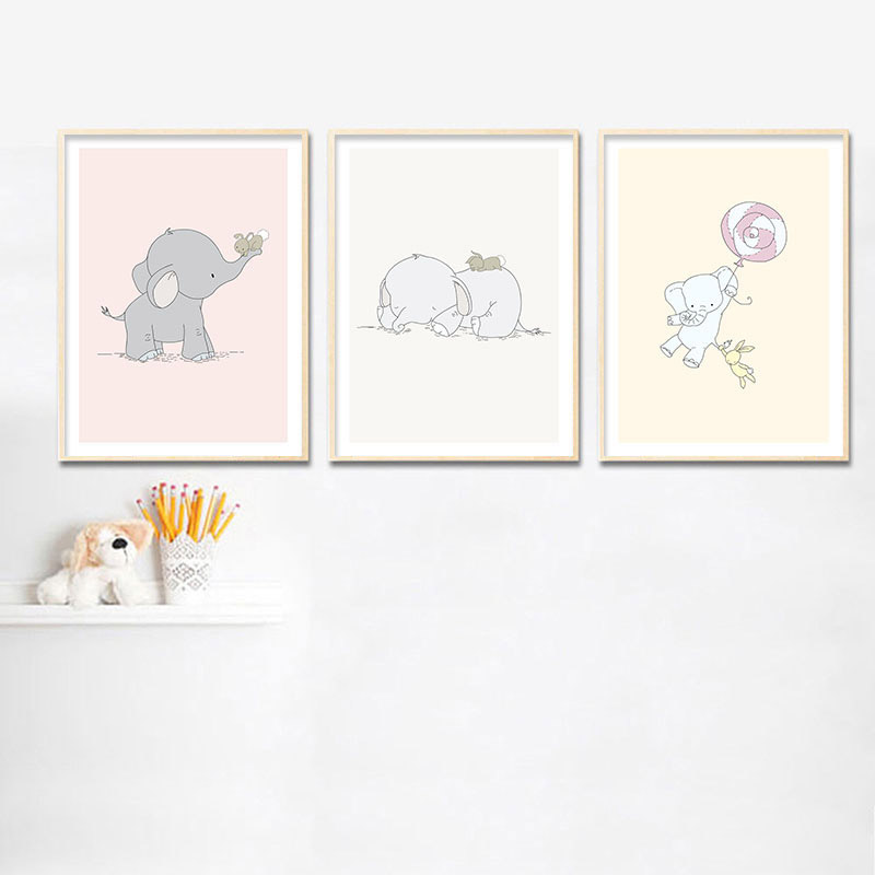 Pósteres impresos en lienzo pa - Baby Nursery Mirror reseña y precio