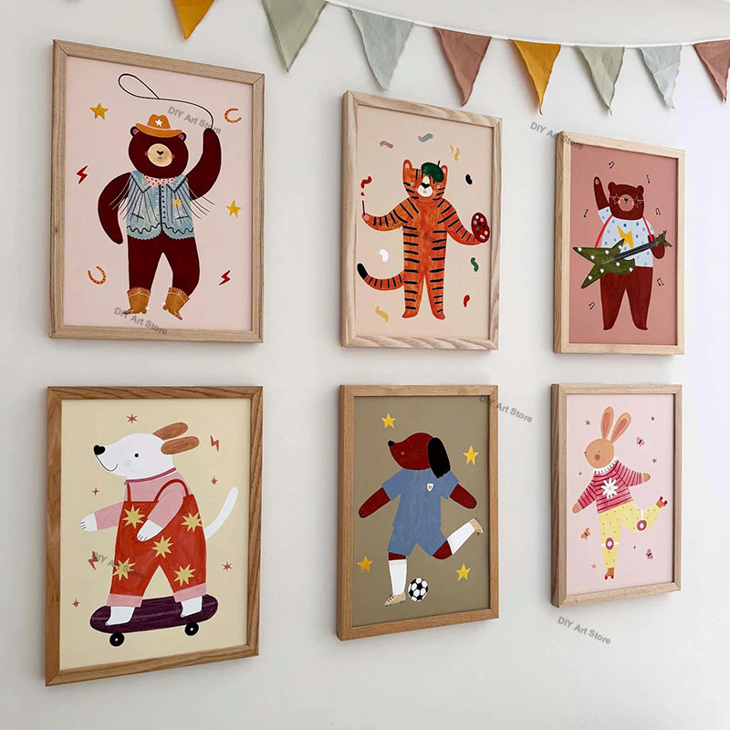 Divertidos Cuadros de Animales - Baby Nursery Things reseña y precio