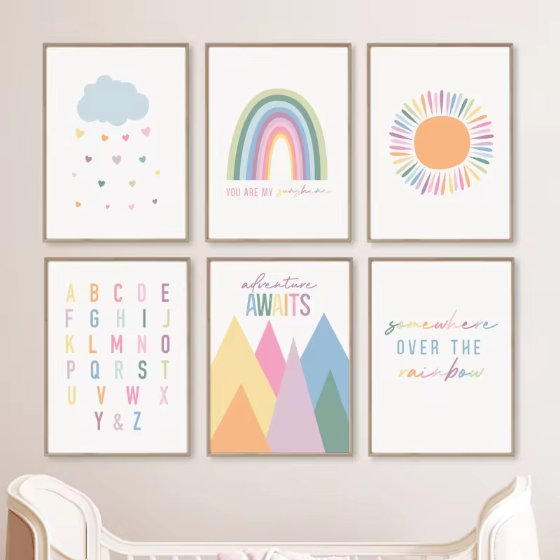 Arte de pared de guardería Boh - Baby Nursery Mirror reseña y precio