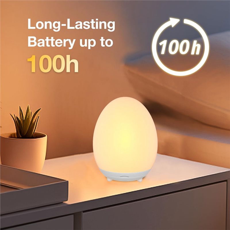 Lámpara Nocturna LED ABUG-Eye- - Baby Nursery Egg Light reseña y precio