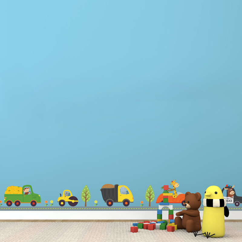 Pegatinas de pared de animales - Baby Nursery Labels reseña y precio