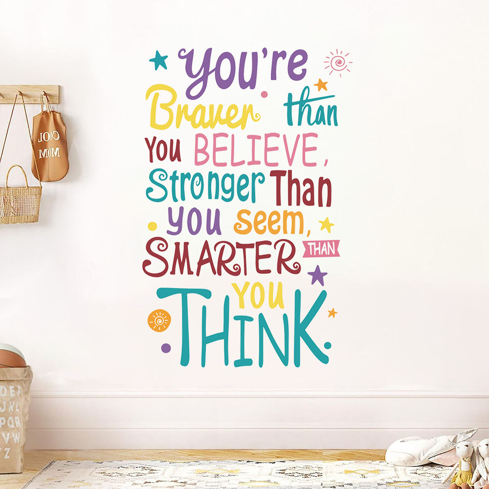 Pegatinas de pared con eslogan - Baby Nursery Quotes reseña y precio