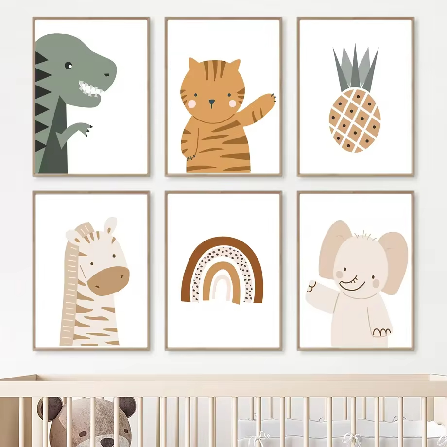 Pintura en lienzo para decorac - Baby Nursery Mirror reseña y precio