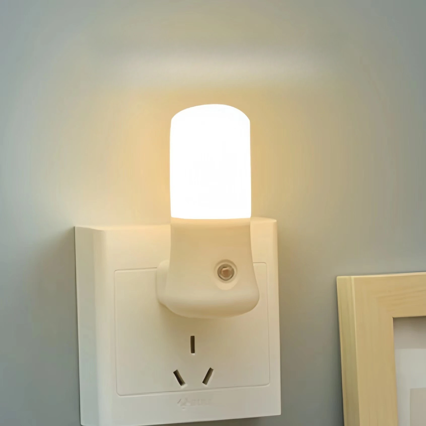 Luz LED nocturna blanca, inter - Baby Nursery Egg Light reseña y precio
