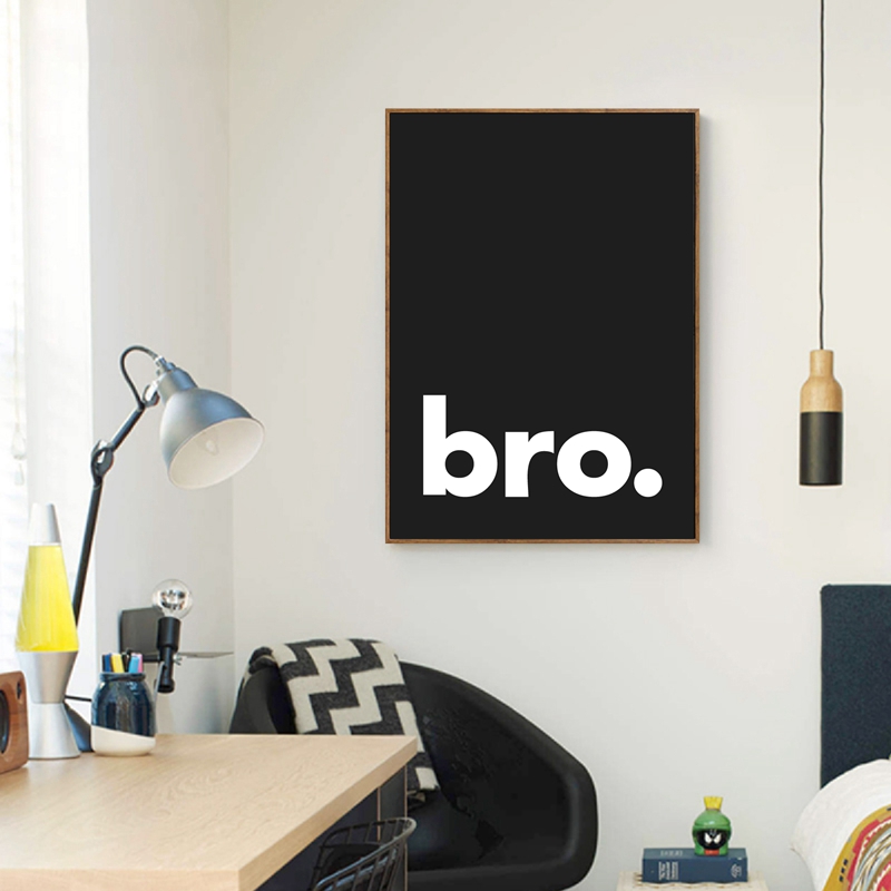 Bro. Impresión de póster de ti - Baby Nursery Quotes reseña y precio