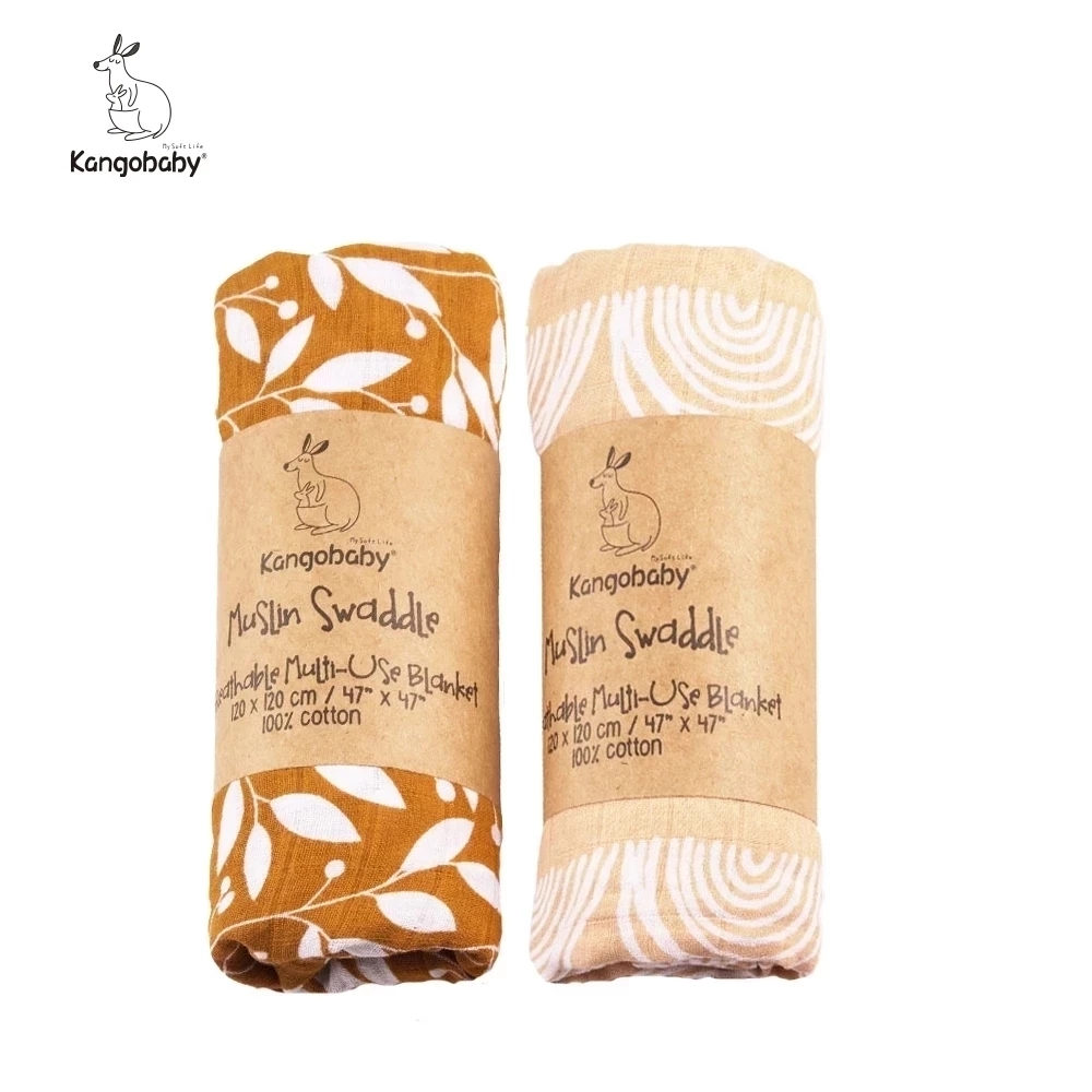 Kangobaby # Mi vida suave #    - Swaddle Blanket Muslin reseña y precio