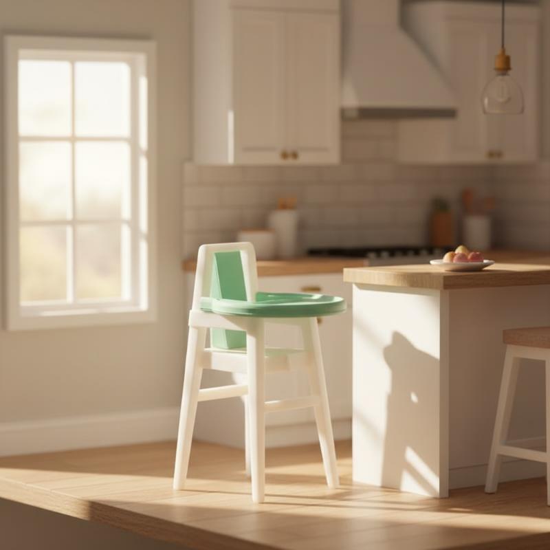 Silla Alta para Bebé en Miniat - Baby Nursery Decor Ideas reseña y precio