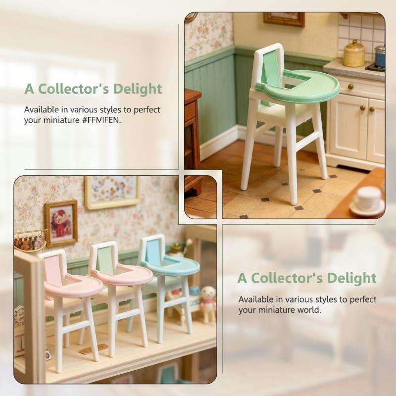 Silla Alta para Bebé en Miniat - Baby Nursery Decor Ideas reseña y precio