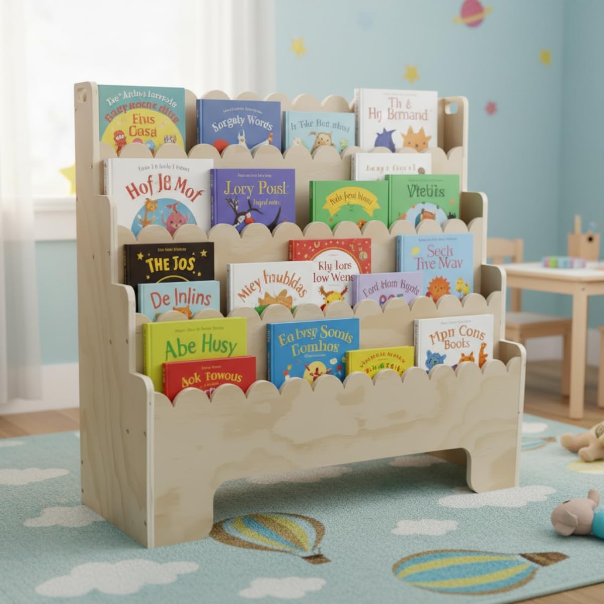 Estantería para Niños de 4 Niv - Baby Nursery Shelf reseña y precio