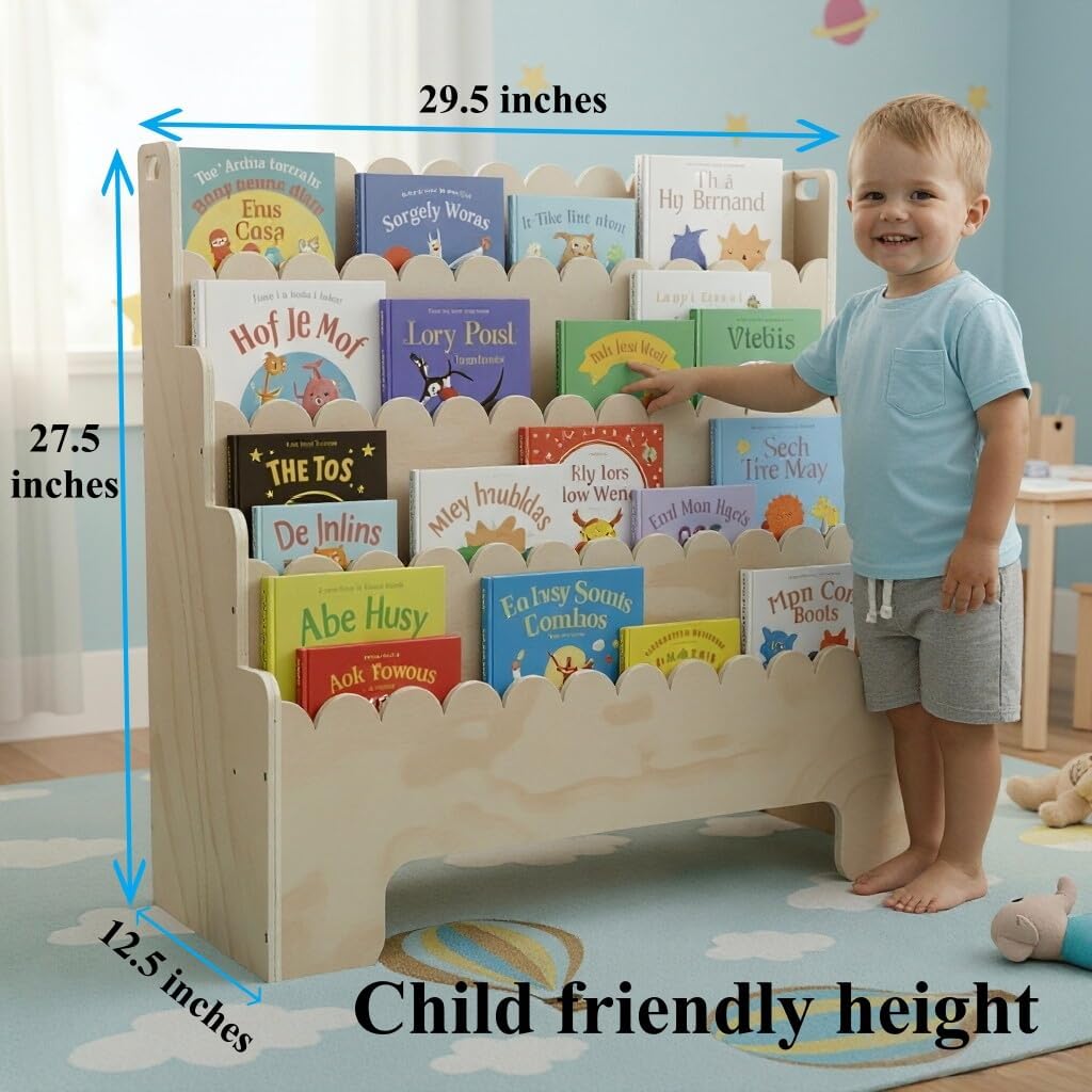 Estantería para Niños de 4 Niv - Baby Nursery Shelf reseña y precio