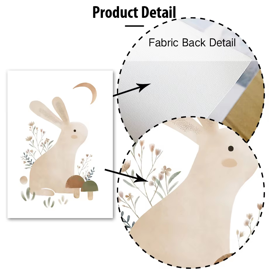 Boho conejo zorro erizo pájaro - Baby Nursery Mirror reseña y precio