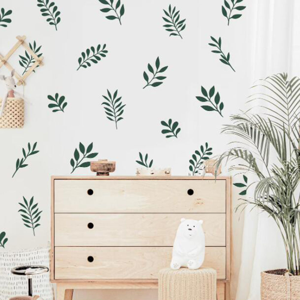 41 Uds. Adhesivo de pared de h - Baby Nursery Labels reseña y precio