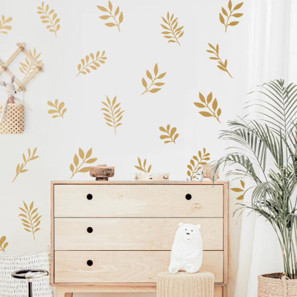 41 Uds. Adhesivo de pared de h - Baby Nursery Labels reseña y precio