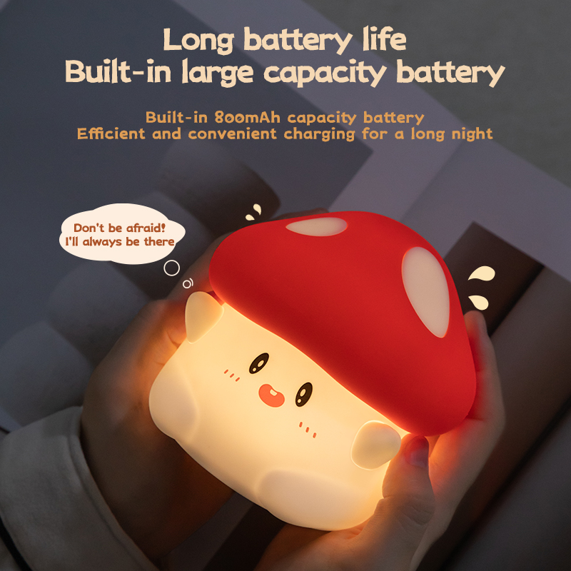 Luz nocturna con forma de seta - Baby Nursery Egg Light reseña y precio