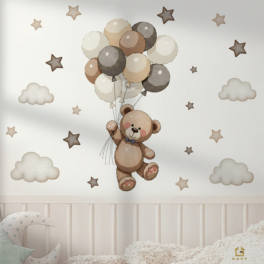 Adorables calcomanías de pared - Baby Nursery Labels reseña y precio