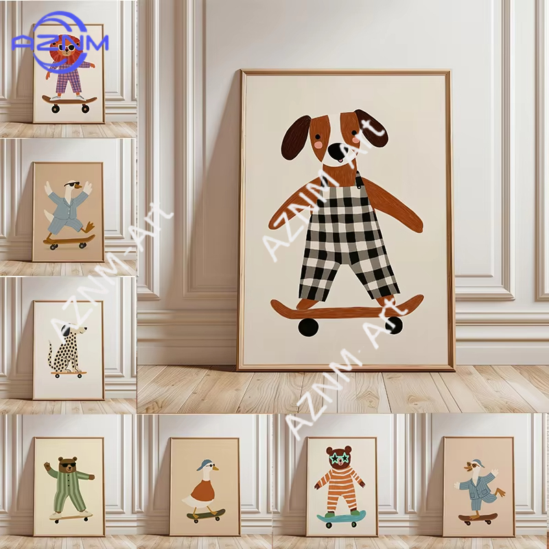 Póster Divertido de Animales P - Baby Nursery Things reseña y precio