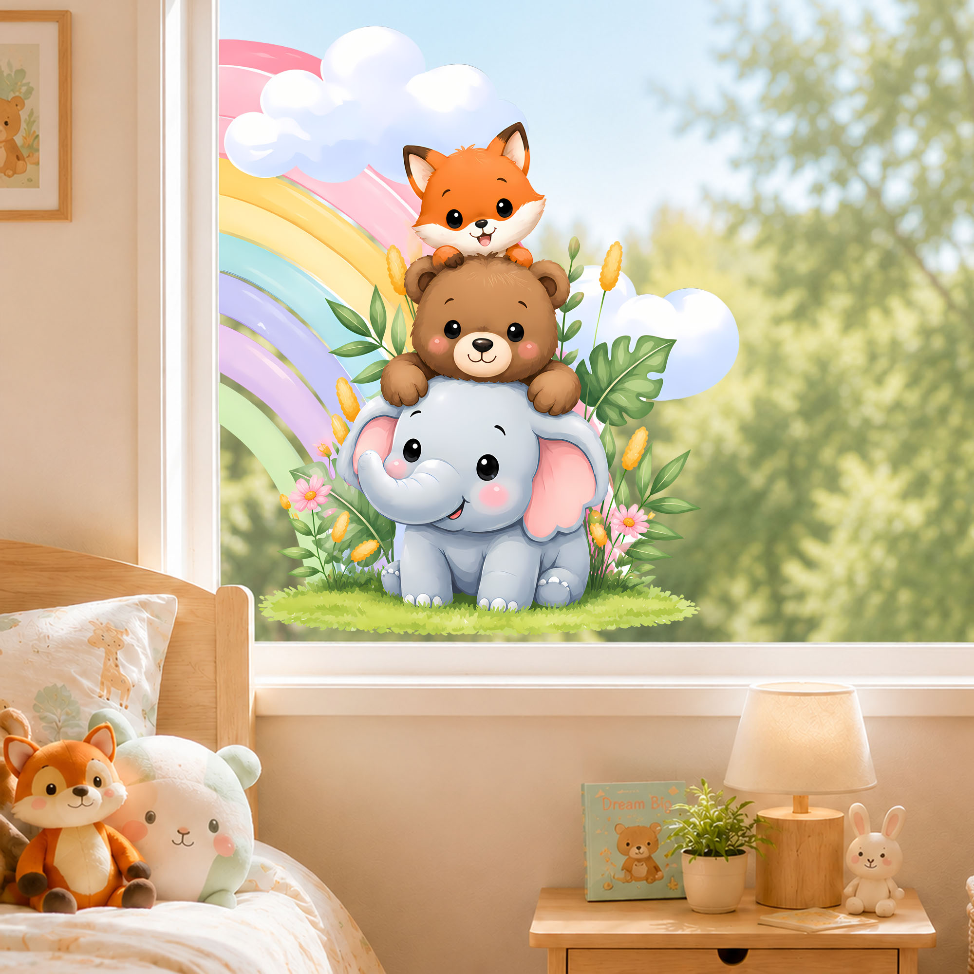 Adhesivo Estático para Ventana - Baby Nursery Labels reseña y precio
