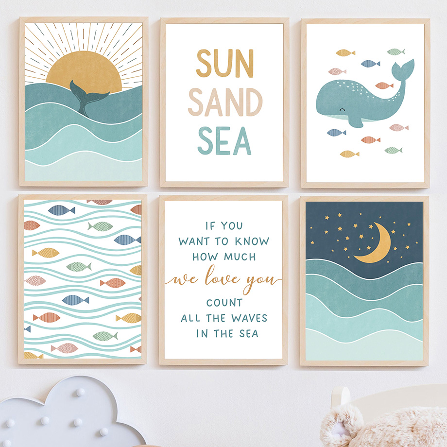 1 pieza de arte de pared sin m - Baby Nursery Quotes reseña y precio