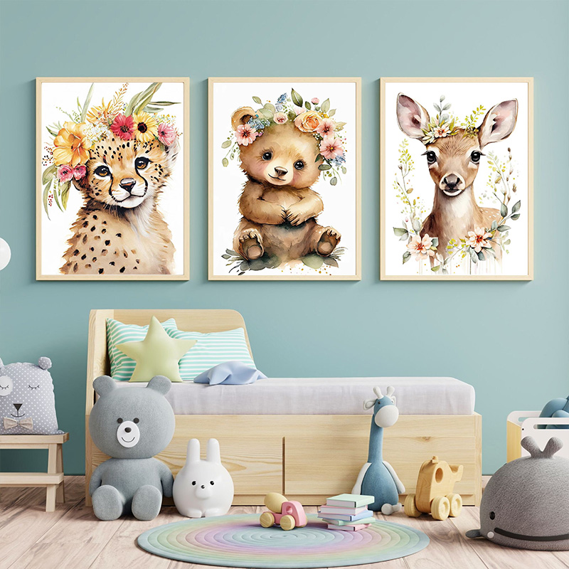 Bebé oso conejito ciervo mapac - Baby Nursery Mirror reseña y precio