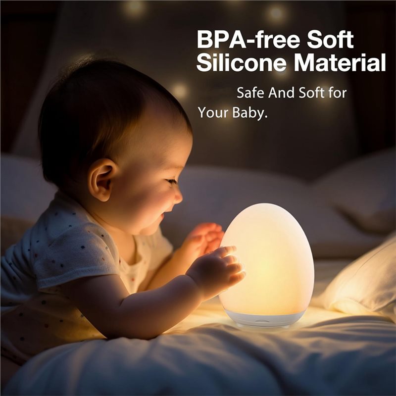 Luz Nocturna LED ABYN para Beb - Baby Nursery Egg Light reseña y precio