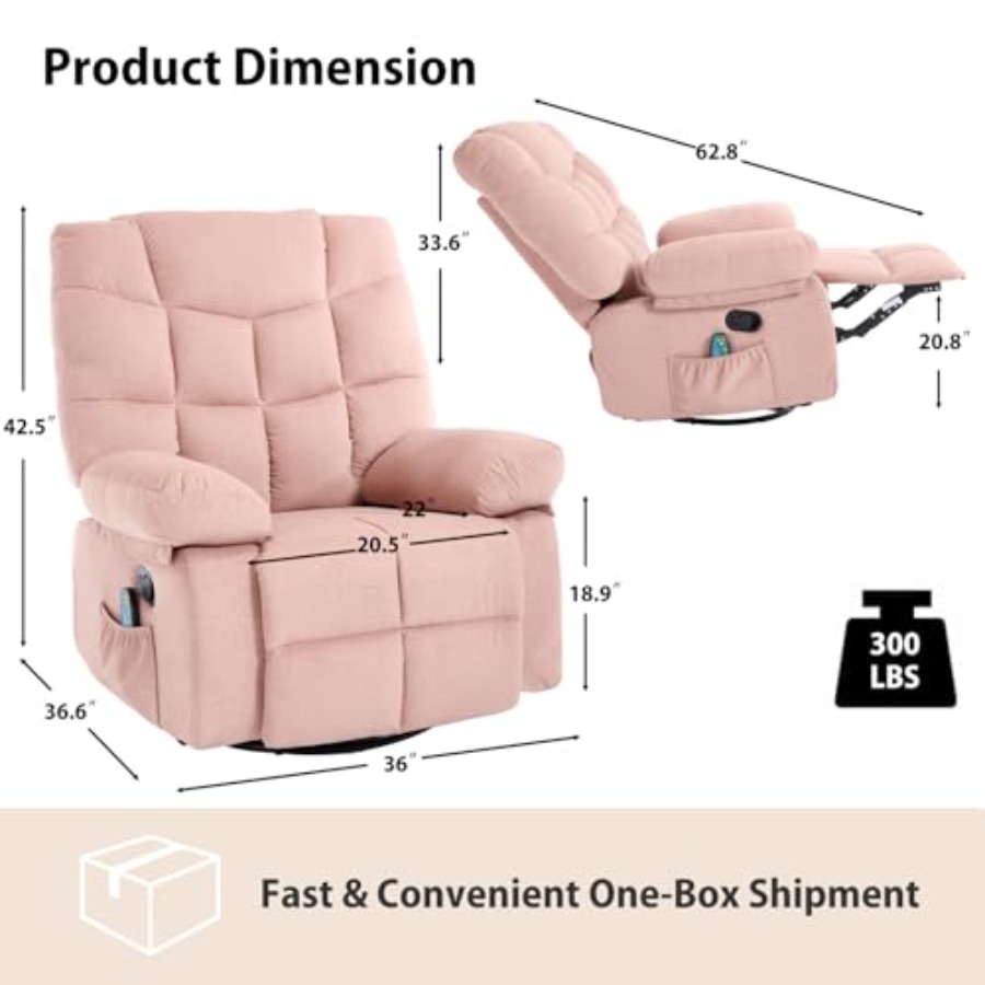 Sillón reclinable oscilante de - Rocking Chair Nursery reseña y precio