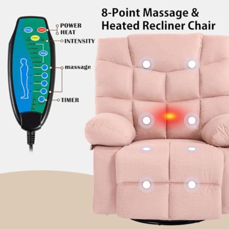 Sillón reclinable oscilante de - Rocking Chair Nursery reseña y precio