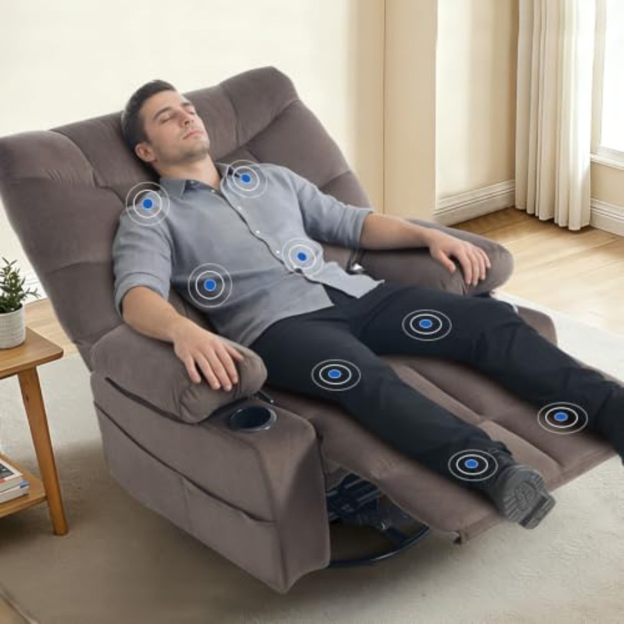 Sillón reclinable giratorio co - Rocking Chair Nursery reseña y precio