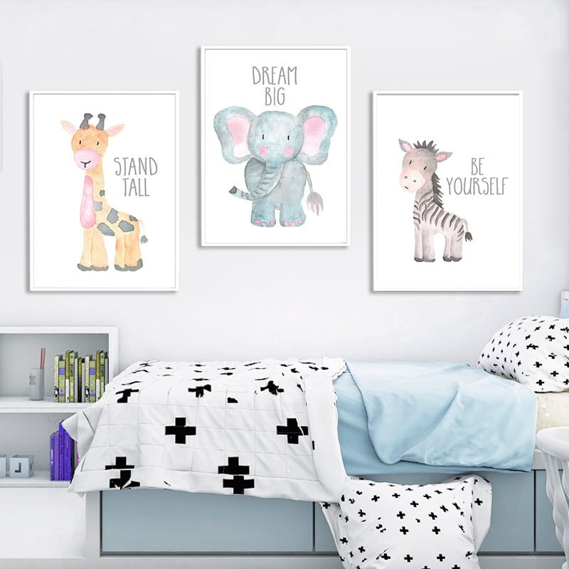 Póster en lienzo de bebé, Anim - Baby Nursery Mirror reseña y precio