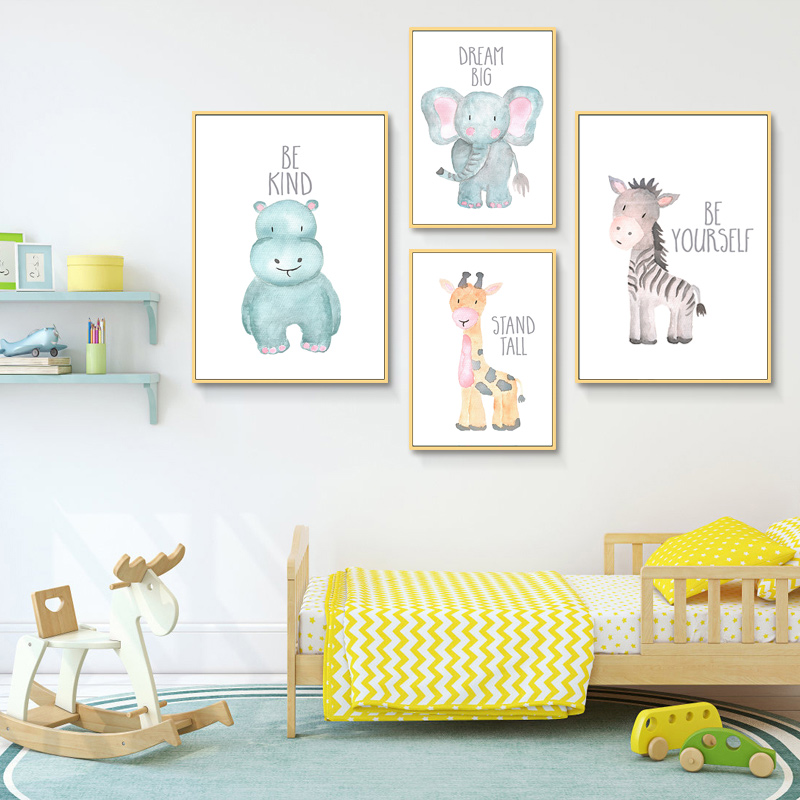 Póster en lienzo de bebé, Anim - Baby Nursery Mirror reseña y precio