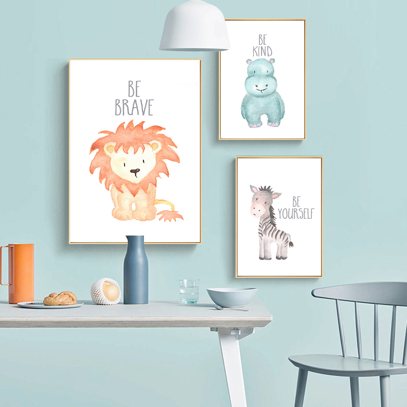 Póster en lienzo de bebé, Anim - Baby Nursery Mirror reseña y precio