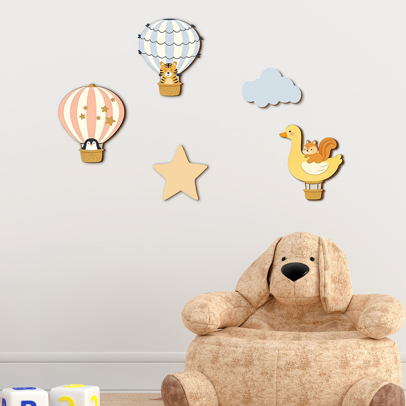 5 pegatinas de madera para par - Baby Nursery Labels reseña y precio
